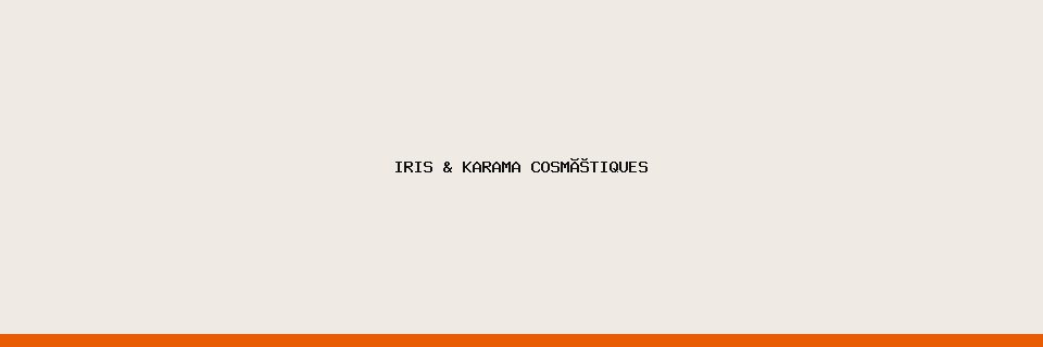 Logo de démonstration de Iris & Karama Cosmétiques.